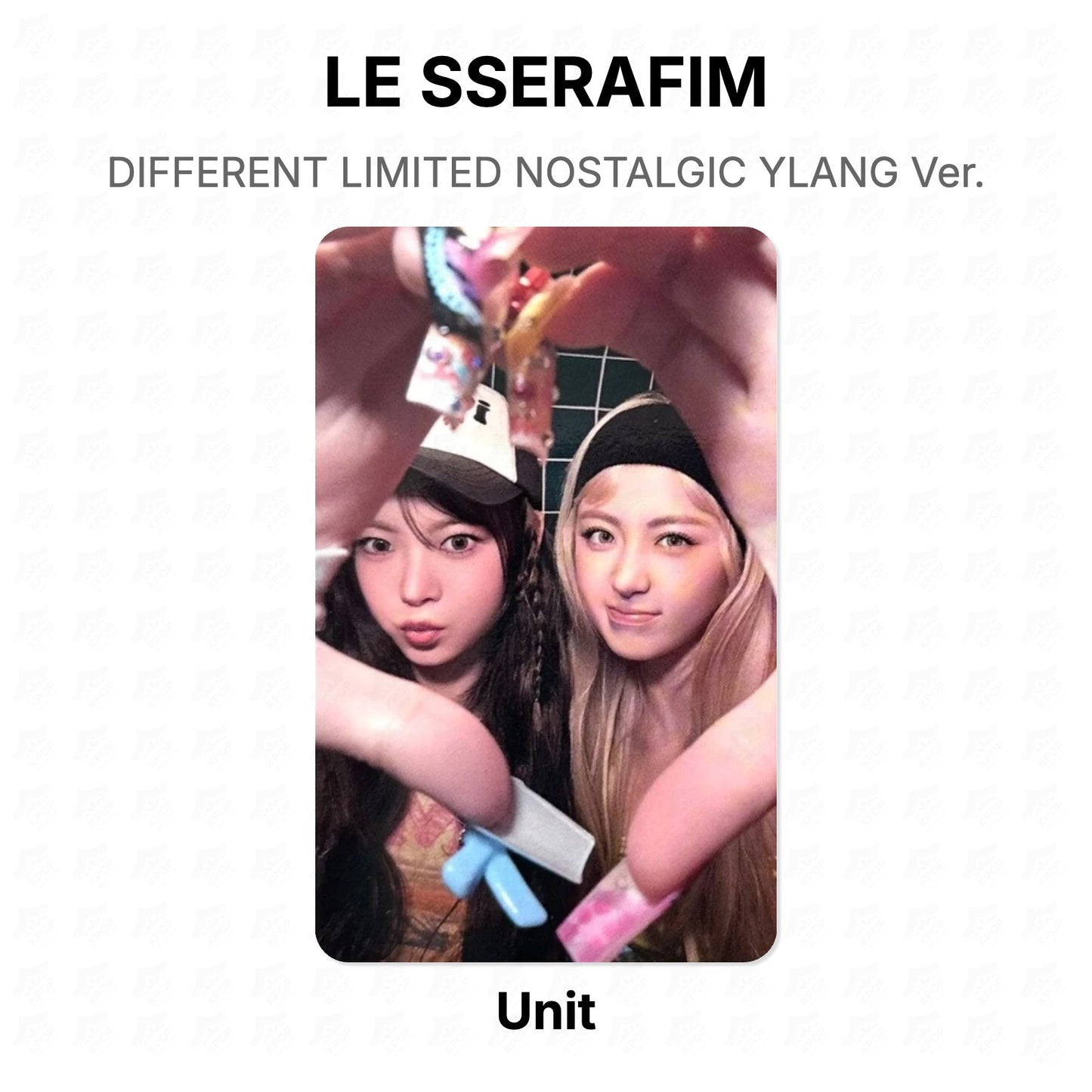 LE SSERAFIM DIFFERENT LIMITED NOSTALGIC YLANG Ver. Official Photocard