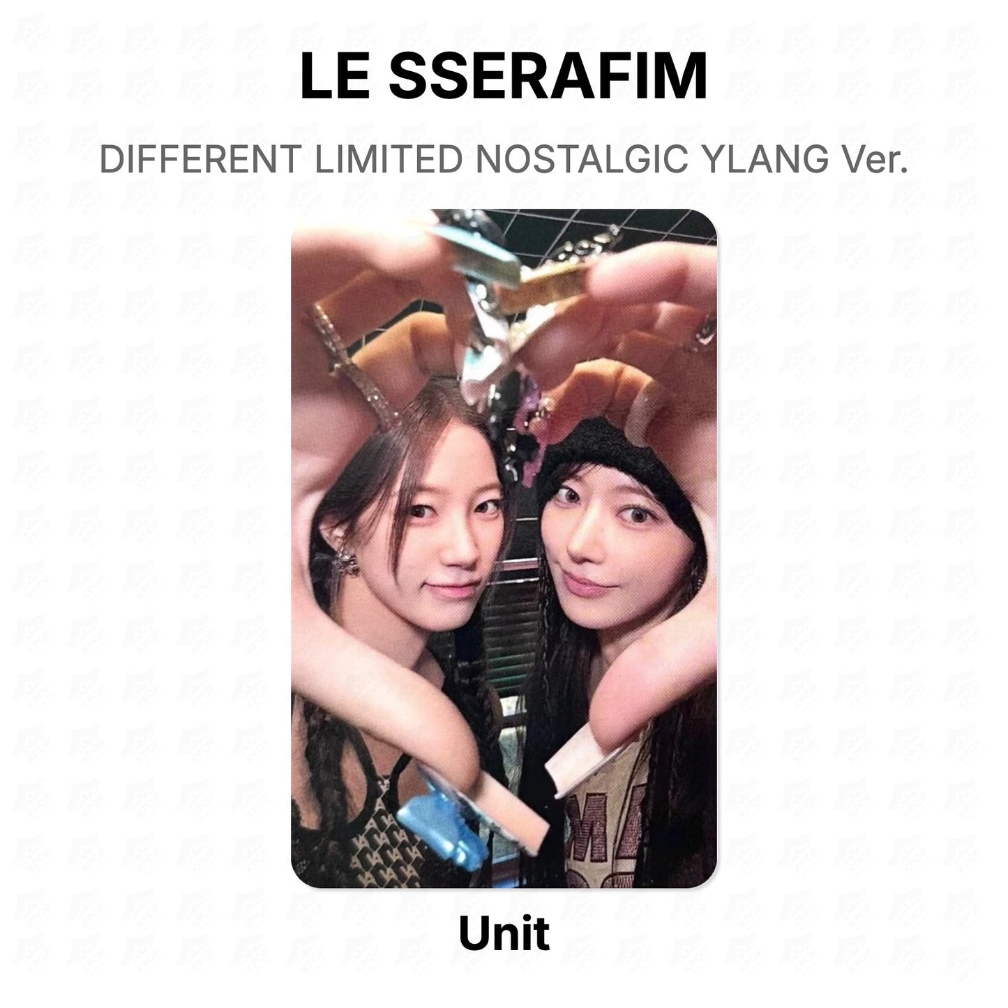 LE SSERAFIM DIFFERENT LIMITED NOSTALGIC YLANG Ver. Official Photocard