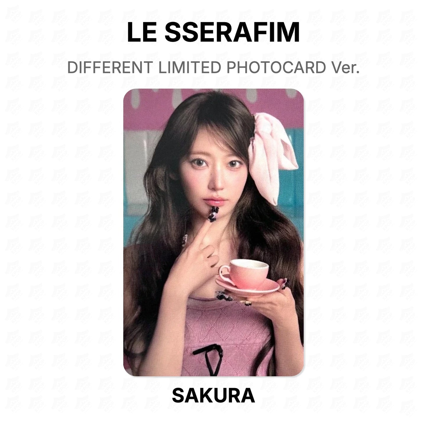 LE SSERAFIM DIFFERENT LIMITED PHOTOCARD Ver. Official Photocard