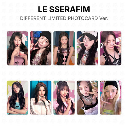LE SSERAFIM DIFFERENT LIMITED PHOTOCARD Ver. Official Photocard