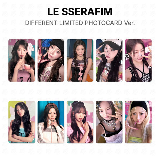 LE SSERAFIM DIFFERENT LIMITED PHOTOCARD Ver. Official Photocard