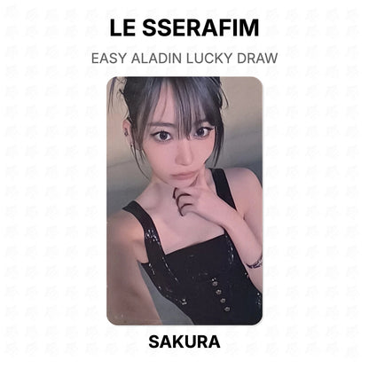 LE SSERAFIM EASY ALADIN LUCKY DRAW Official Photocard