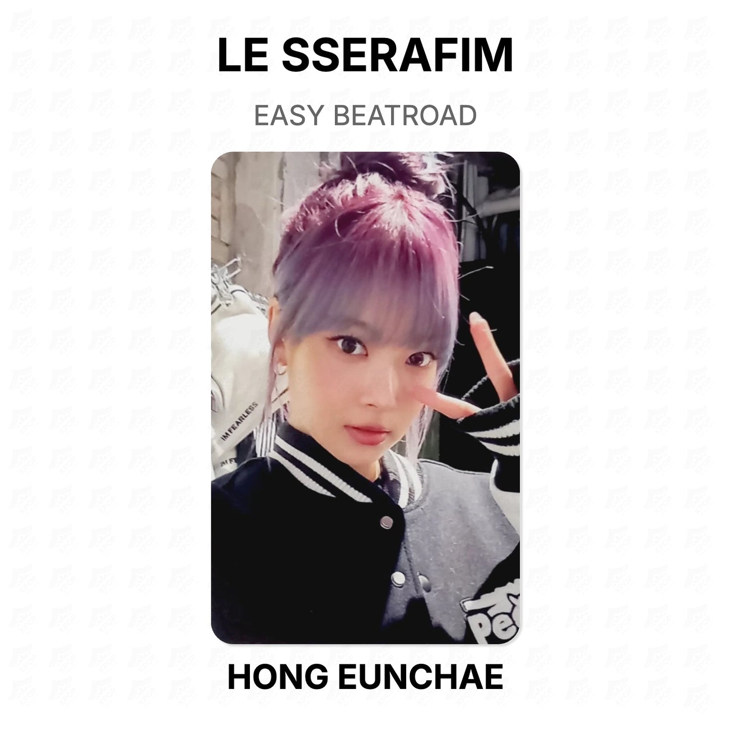 LE SSERAFIM EASY BEATROAD Official Photocard
