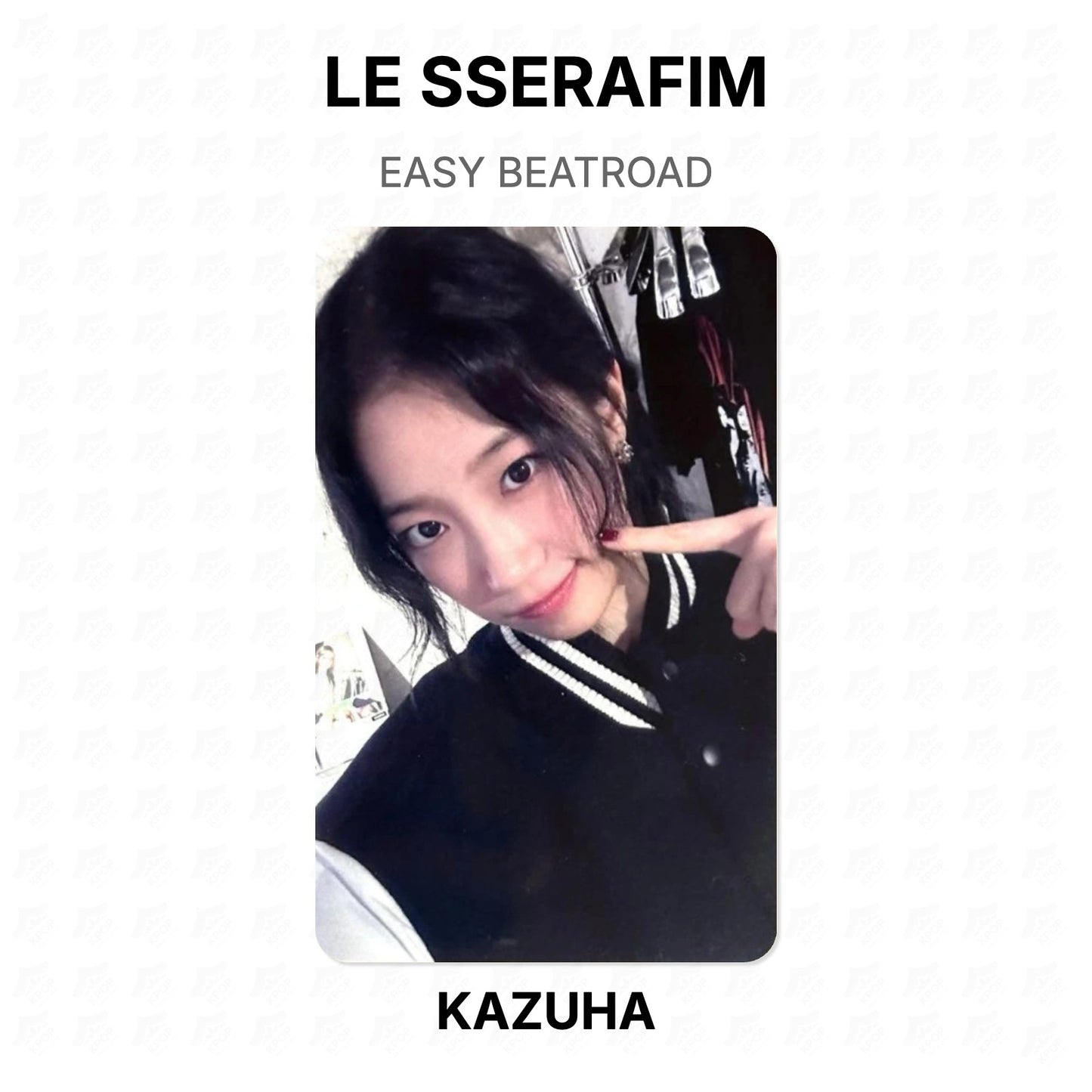 LE SSERAFIM EASY BEATROAD Official Photocard