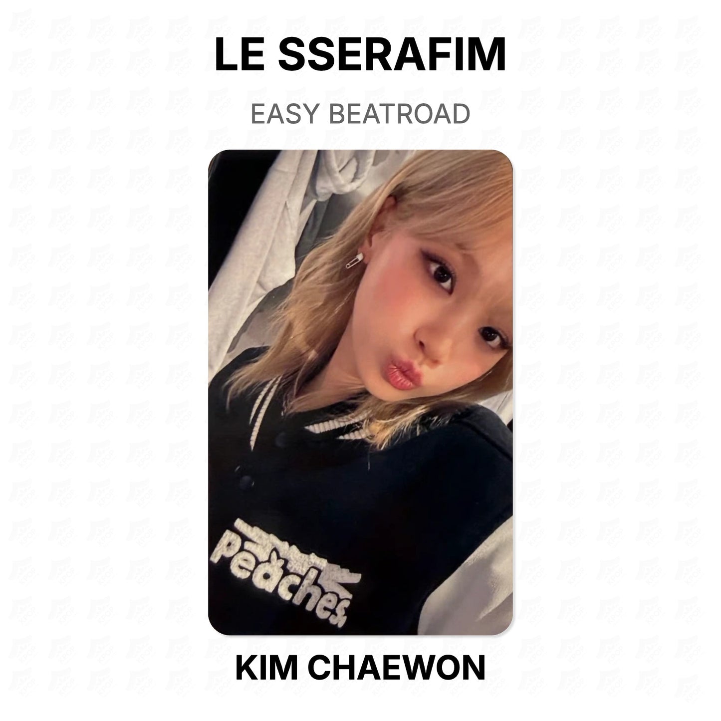 LE SSERAFIM EASY BEATROAD Official Photocard