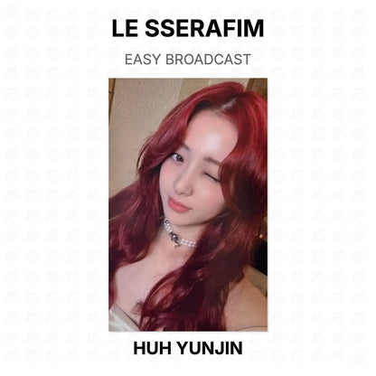LE SSERAFIM EASY BROADCAST Official Photocard