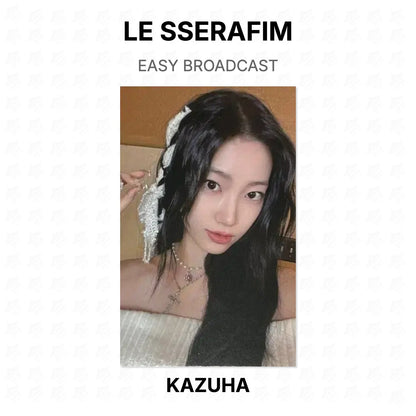 LE SSERAFIM EASY BROADCAST Official Photocard