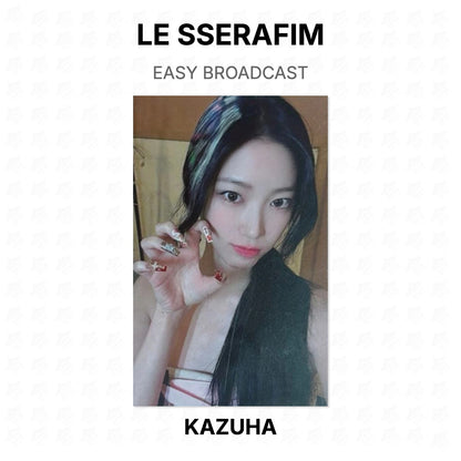 LE SSERAFIM EASY BROADCAST Official Photocard