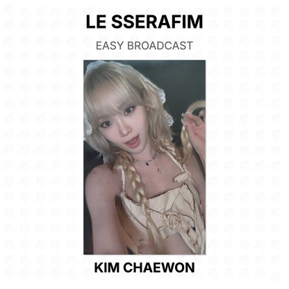 LE SSERAFIM EASY BROADCAST Official Photocard