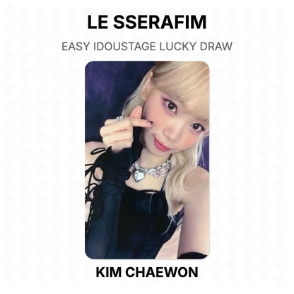 LE SSERAFIM EASY IDOUSTAGE LUCKY DRAW Official Photocard