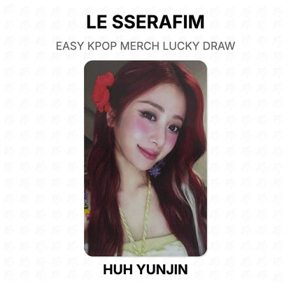 LE SSERAFIM EASY KPOP MERCH LUCKY DRAW Official Photocard