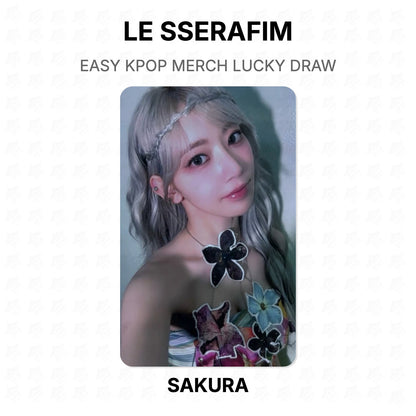 LE SSERAFIM EASY KPOP MERCH LUCKY DRAW Official Photocard