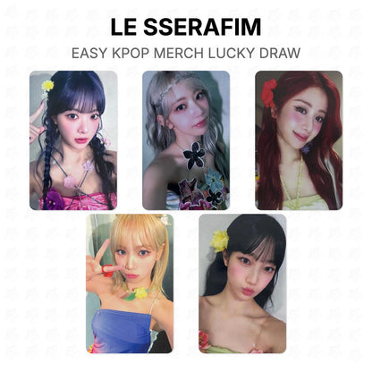 LE SSERAFIM EASY KPOP MERCH LUCKY DRAW Official Photocard