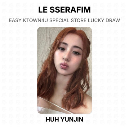 LE SSERAFIM EASY KTOWN4U SPECIAL STORE LUCKY DRAW Official Photocard