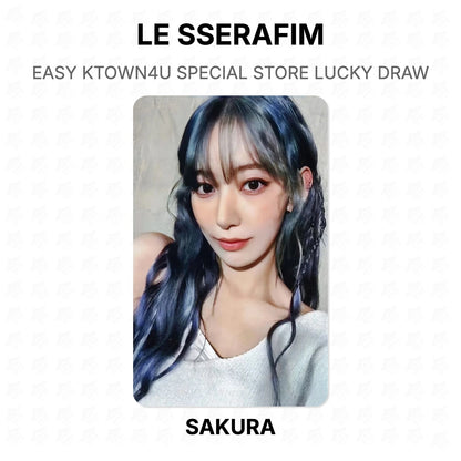 LE SSERAFIM EASY KTOWN4U SPECIAL STORE LUCKY DRAW Official Photocard
