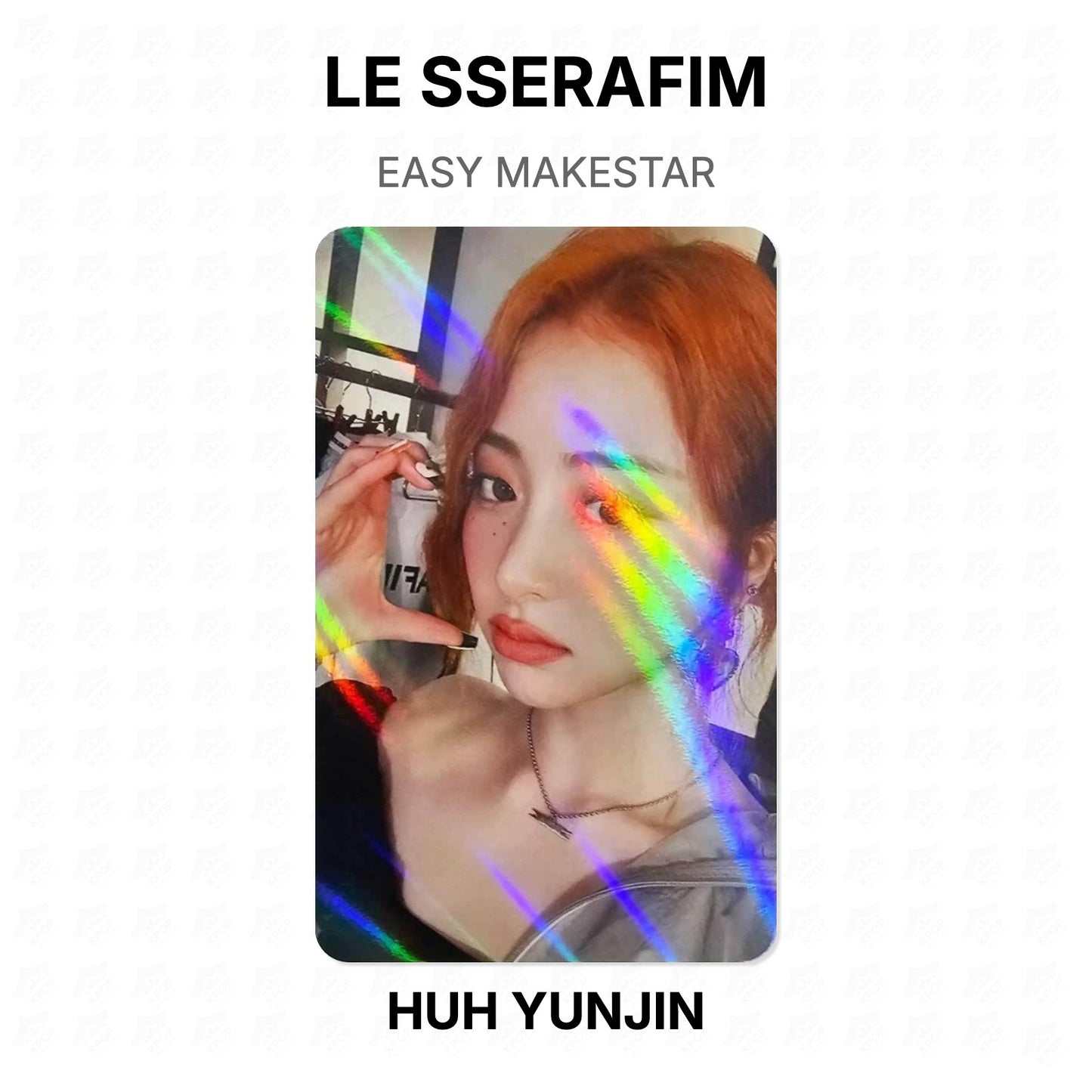 LE SSERAFIM EASY MAKESTAR Official Photocard