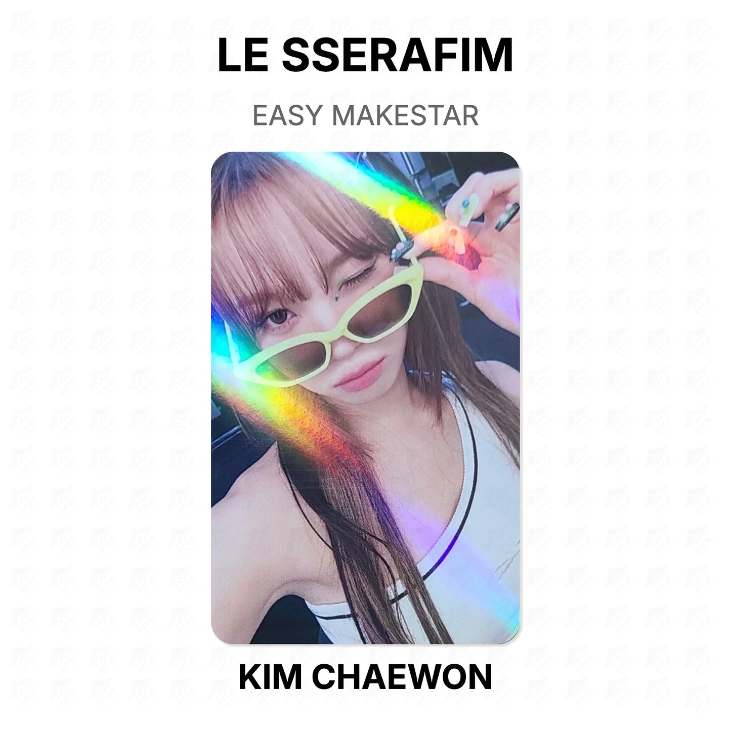 LE SSERAFIM EASY MAKESTAR Official Photocard
