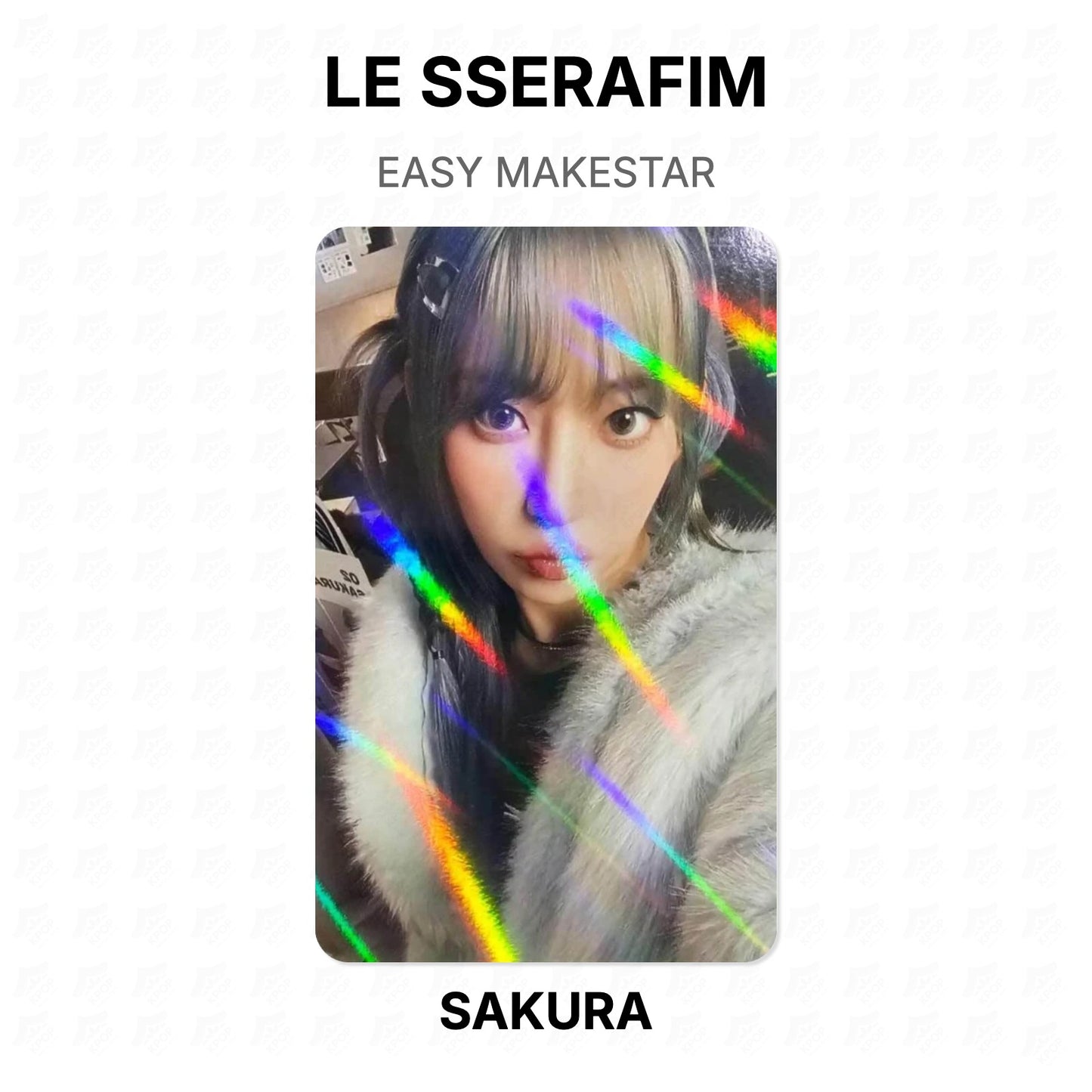 LE SSERAFIM EASY MAKESTAR Official Photocard