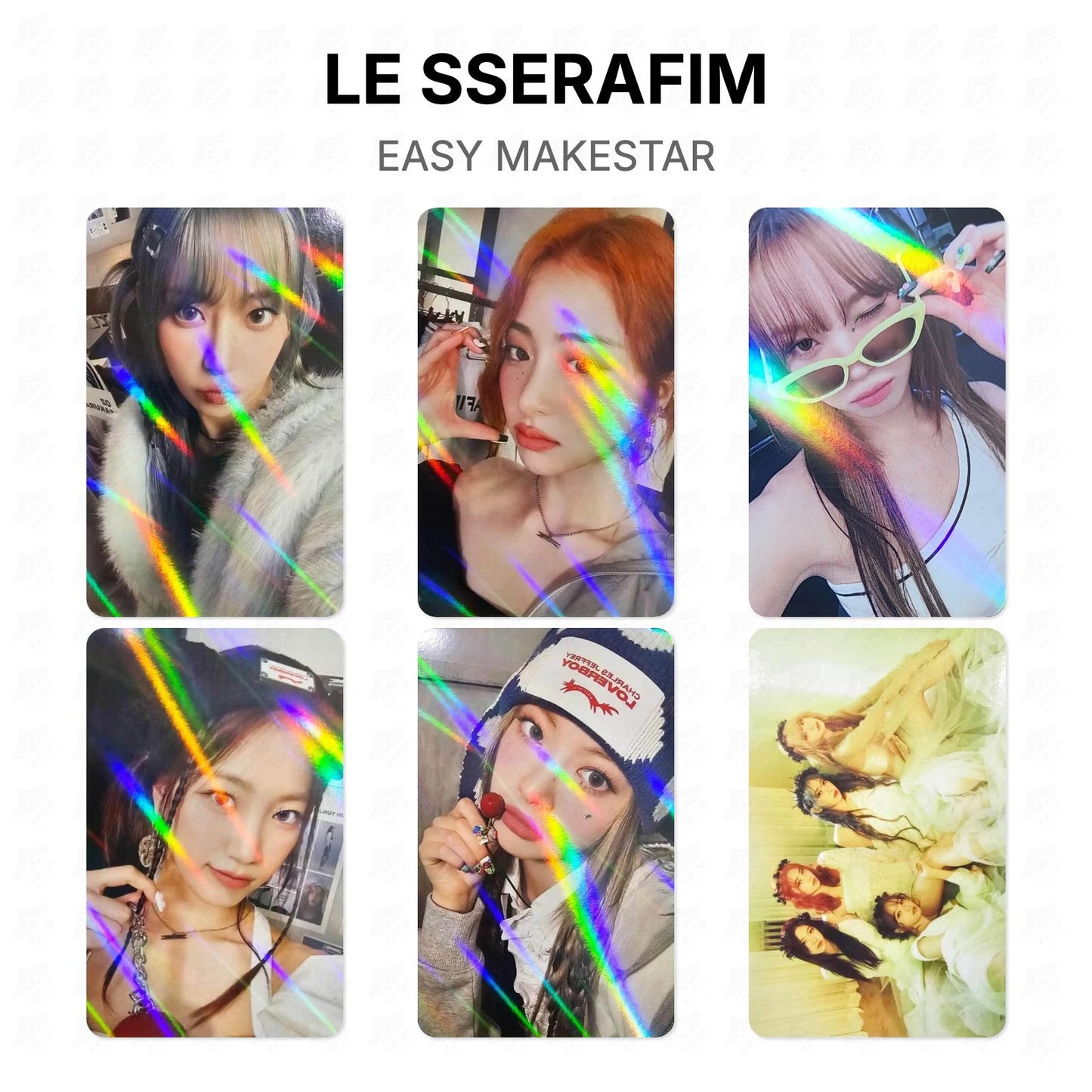 LE SSERAFIM EASY MAKESTAR Official Photocard