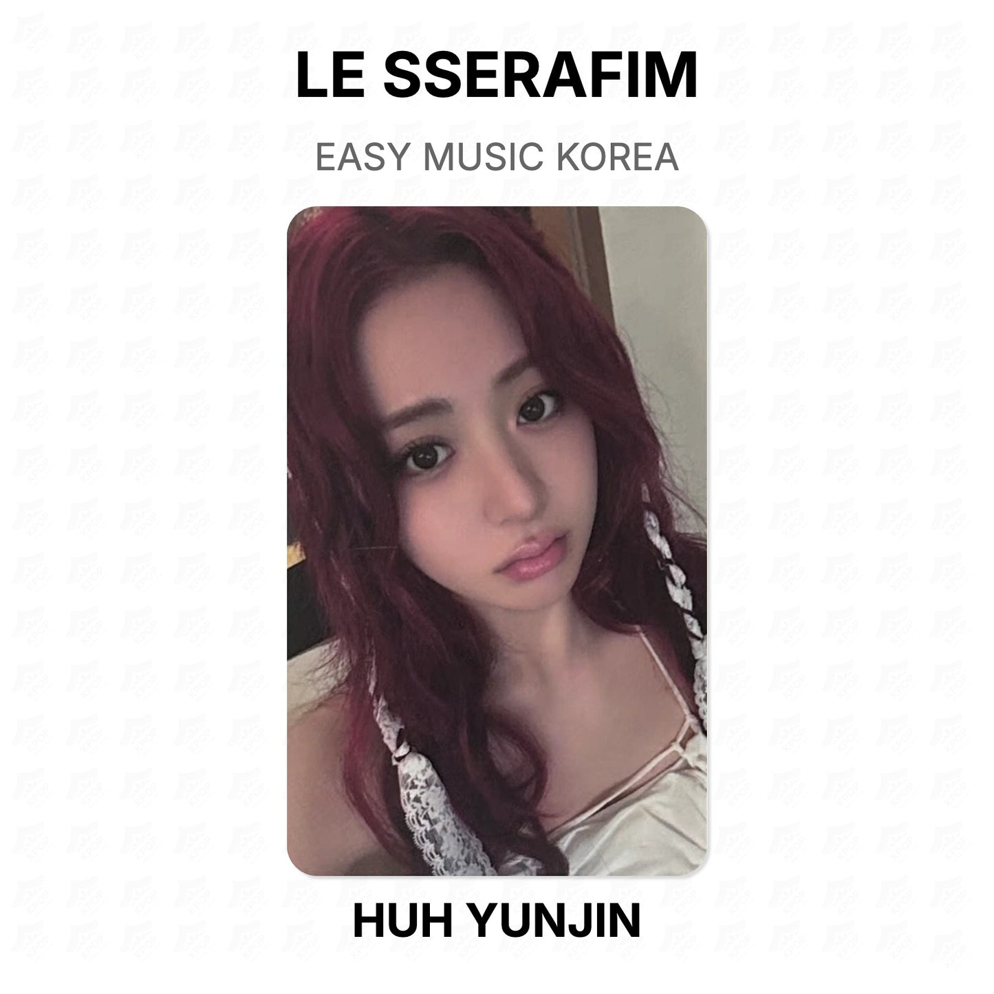 LE SSERAFIM EASY MUSIC KOREA Official Photocard