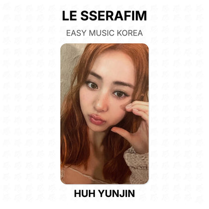 LE SSERAFIM EASY MUSIC KOREA Official Photocard