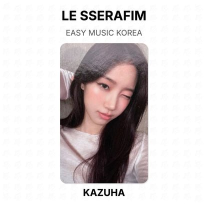 LE SSERAFIM EASY MUSIC KOREA Official Photocard