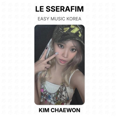 LE SSERAFIM EASY MUSIC KOREA Official Photocard
