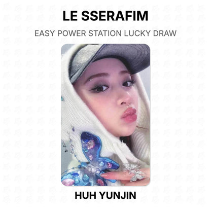 LE SSERAFIM EASY POWER STATION LUCKY DRAW Official Photocard
