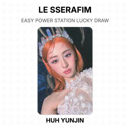 LE SSERAFIM EASY POWER STATION LUCKY DRAW Official Photocard