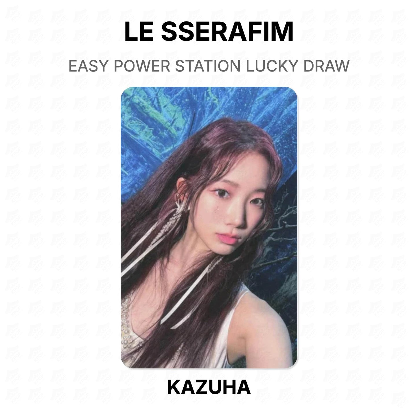 LE SSERAFIM EASY POWER STATION LUCKY DRAW Official Photocard