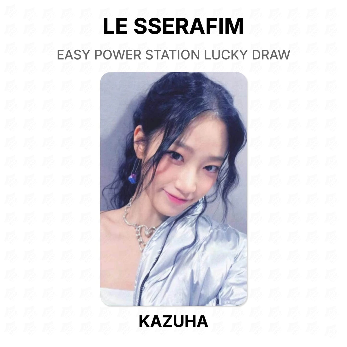 LE SSERAFIM EASY POWER STATION LUCKY DRAW Official Photocard