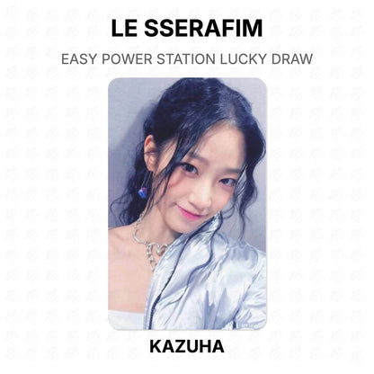 LE SSERAFIM EASY POWER STATION LUCKY DRAW Official Photocard