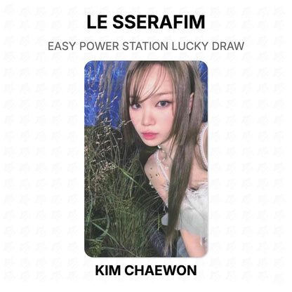 LE SSERAFIM EASY POWER STATION LUCKY DRAW Official Photocard