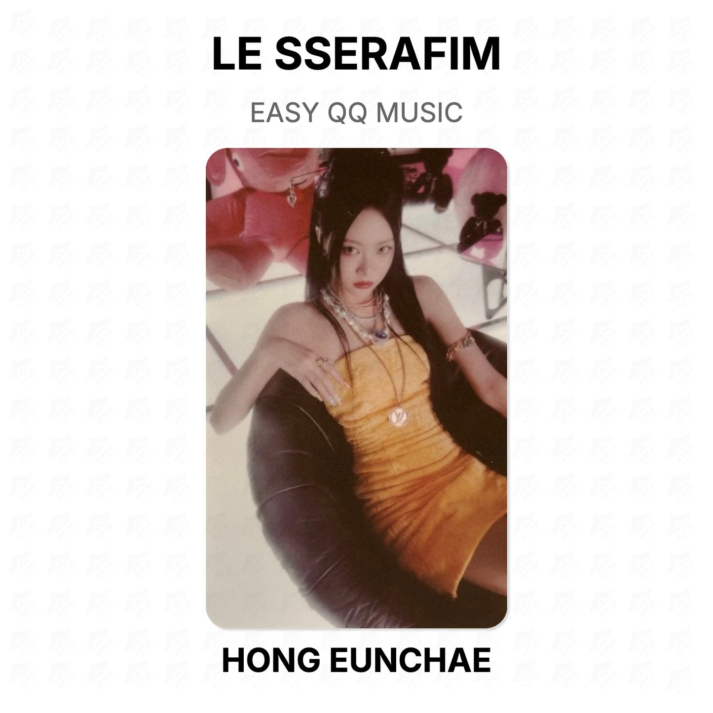 LE SSERAFIM EASY QQ MUSIC Official Photocard