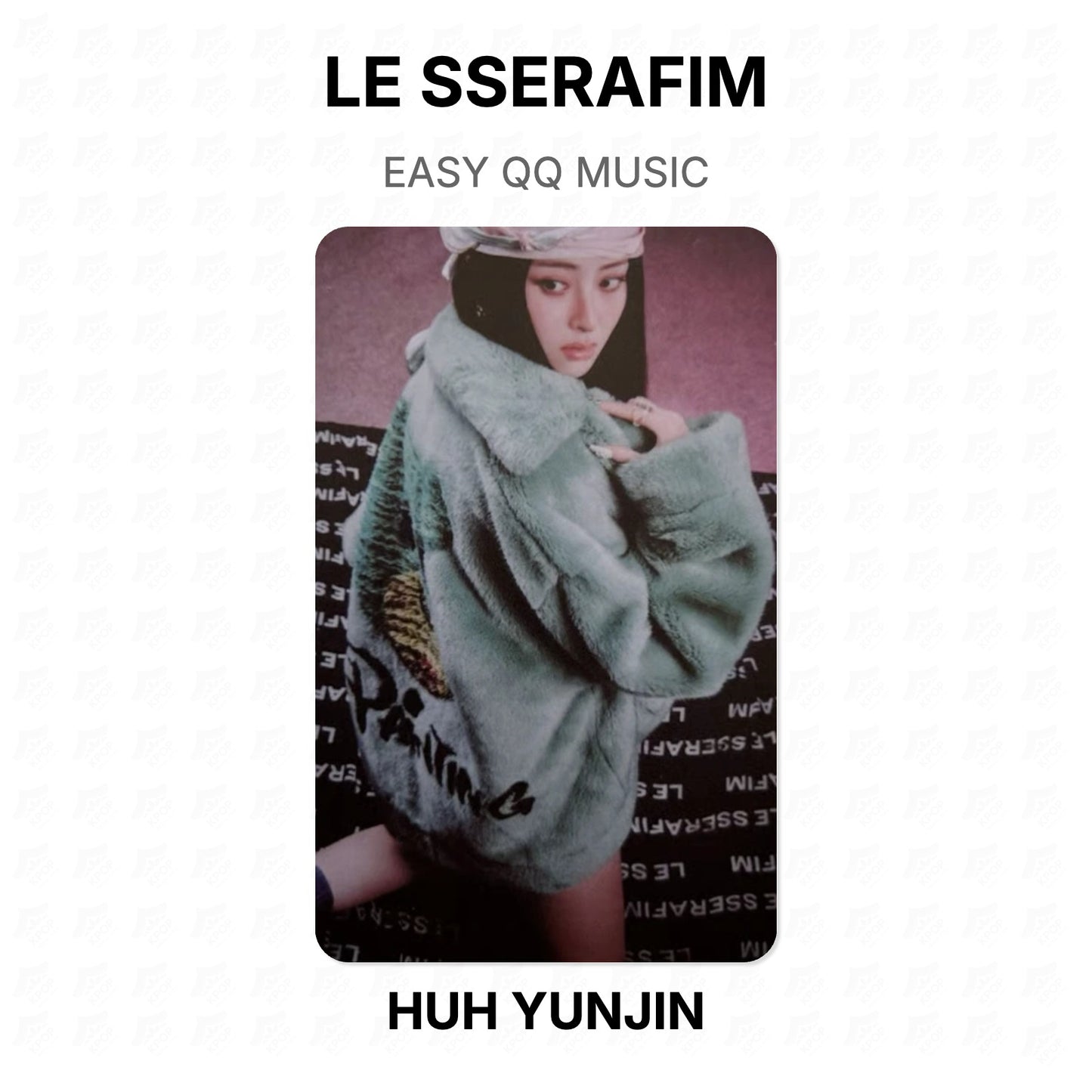 LE SSERAFIM EASY QQ MUSIC Official Photocard