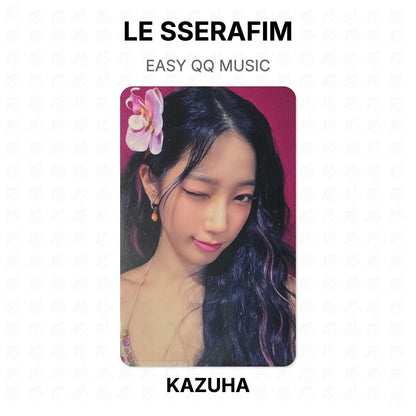 LE SSERAFIM EASY QQ MUSIC Official Photocard