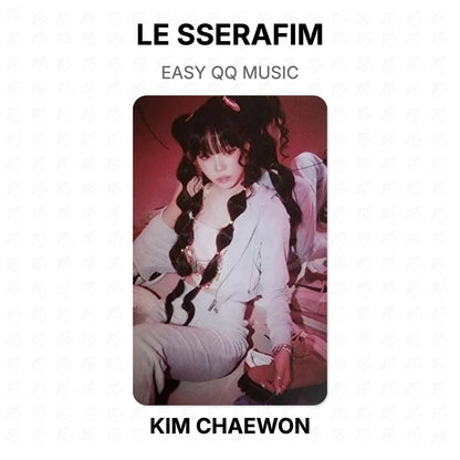LE SSERAFIM EASY QQ MUSIC Official Photocard
