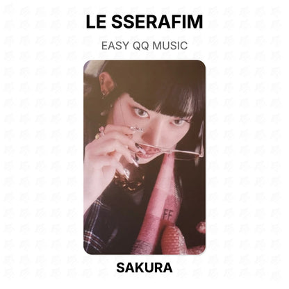 LE SSERAFIM EASY QQ MUSIC Official Photocard