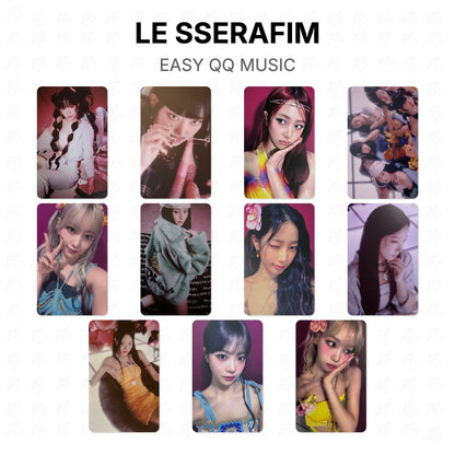 LE SSERAFIM EASY QQ MUSIC Official Photocard