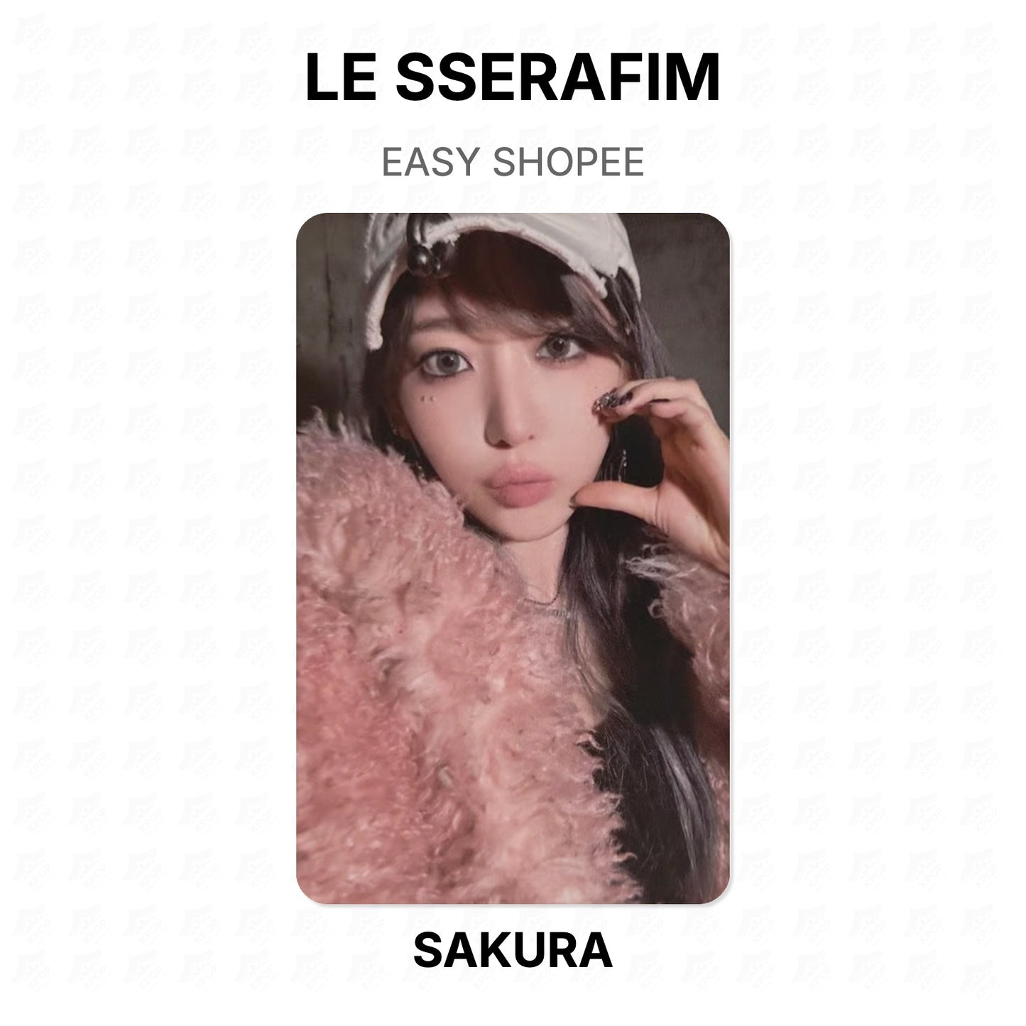 LE SSERAFIM EASY SHOPEE Official Photocard