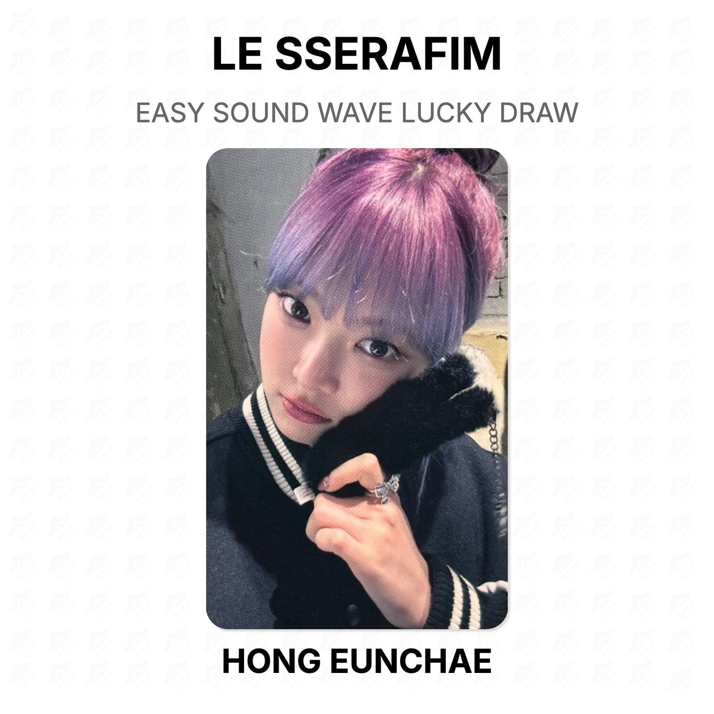 LE SSERAFIM EASY SOUND WAVE LUCKY DRAW Official Photocard