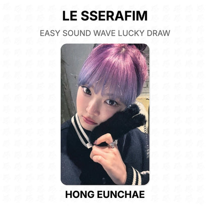 LE SSERAFIM EASY SOUND WAVE LUCKY DRAW Official Photocard