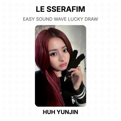 LE SSERAFIM EASY SOUND WAVE LUCKY DRAW Official Photocard