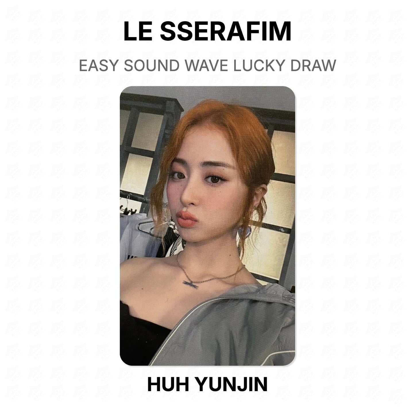 LE SSERAFIM EASY SOUND WAVE LUCKY DRAW Official Photocard
