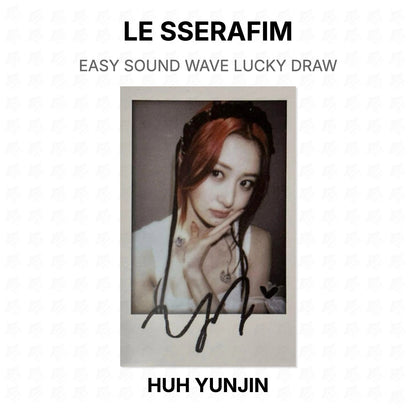LE SSERAFIM EASY SOUND WAVE LUCKY DRAW Official Photocard