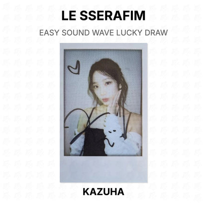 LE SSERAFIM EASY SOUND WAVE LUCKY DRAW Official Photocard