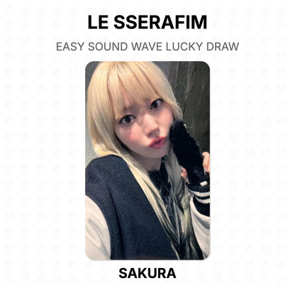 LE SSERAFIM EASY SOUND WAVE LUCKY DRAW Official Photocard