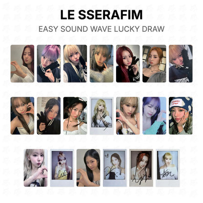 LE SSERAFIM EASY SOUND WAVE LUCKY DRAW Official Photocard