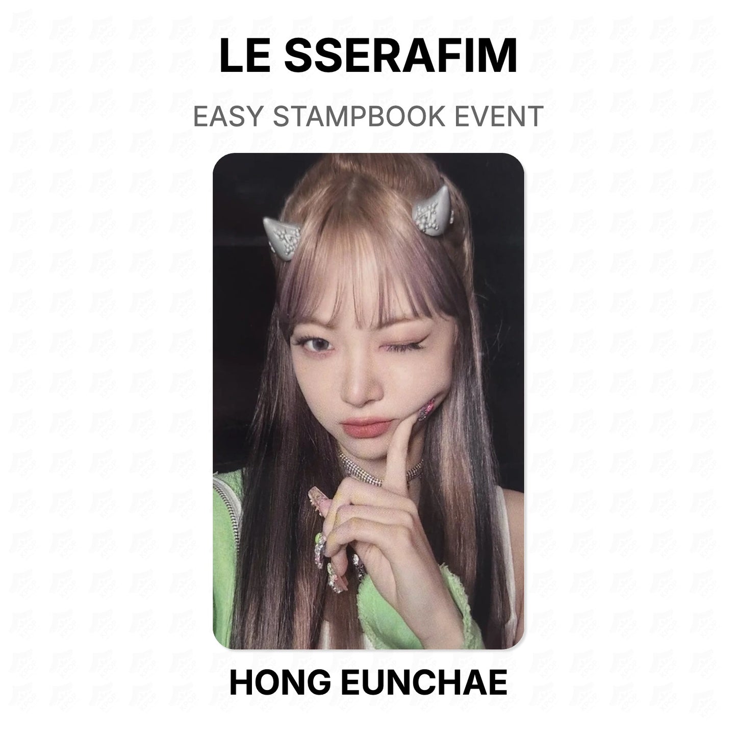 LE SSERAFIM EASY STAMPBOOK EVENT Official Photocard