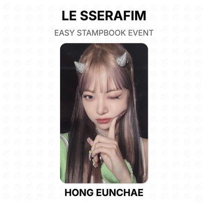 LE SSERAFIM EASY STAMPBOOK EVENT Official Photocard